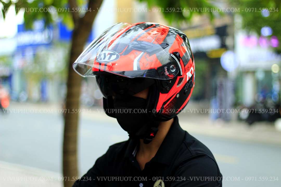 Mũ 3/4 KYT Venom Andi Gilang