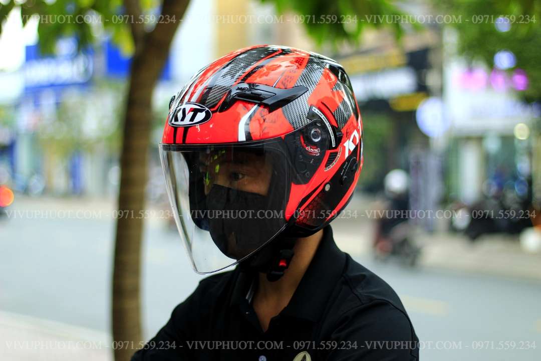 Mũ 3/4 KYT Venom Andi Gilang