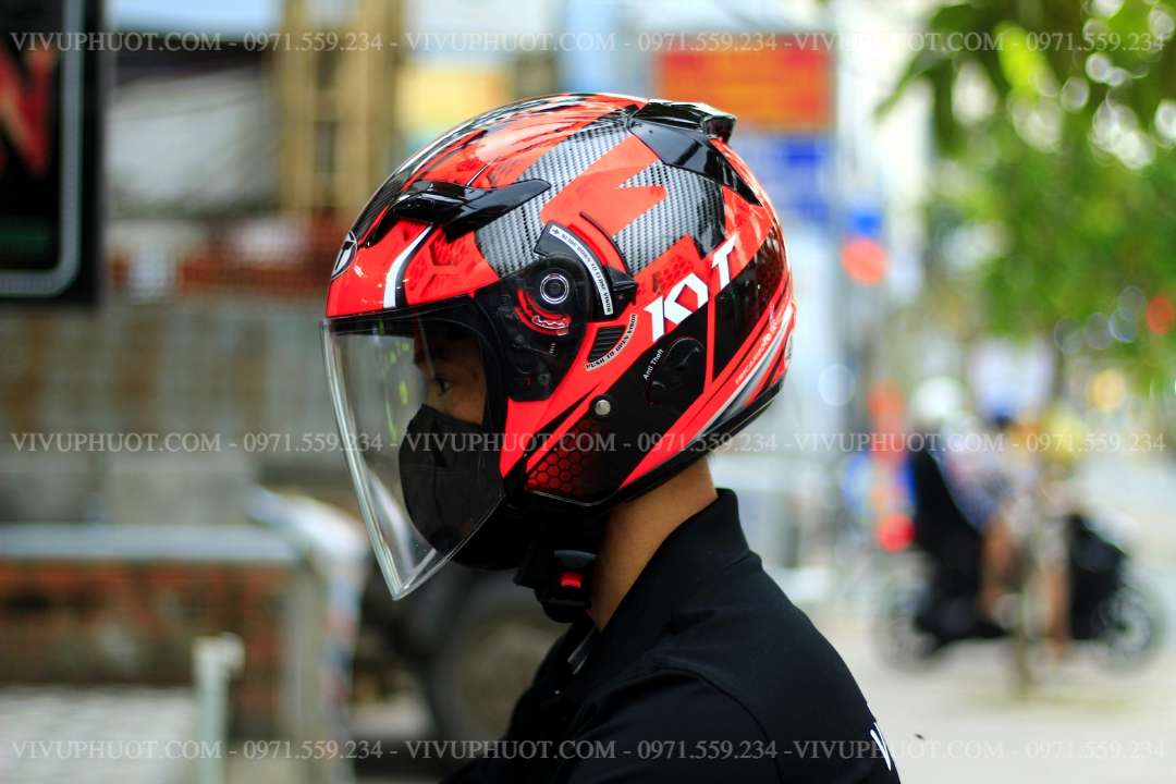 Mũ 3/4 KYT Venom Andi Gilang