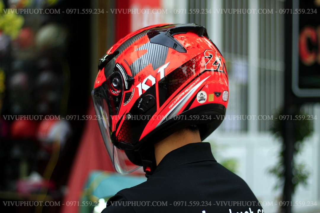 Mũ 3/4 KYT Venom Andi Gilang