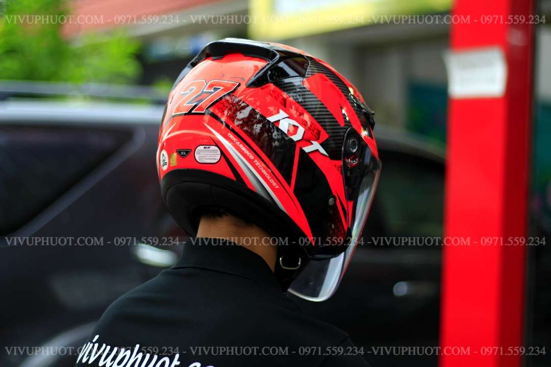 Mũ 3/4 KYT Venom Andi Gilang