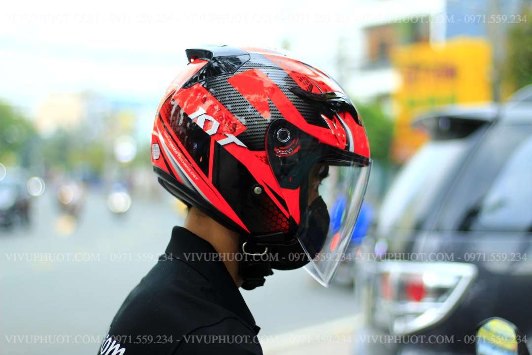 Mũ 3/4 KYT Venom Andi Gilang