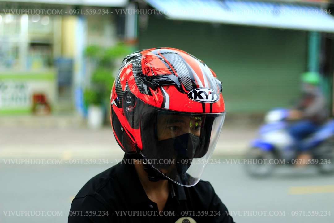 Mũ 3/4 KYT Venom Andi Gilang