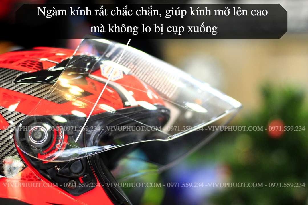 Mũ 3/4 KYT Venom Andi Gilang