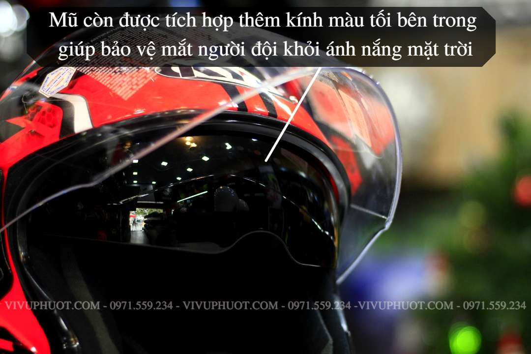 Mũ 3/4 KYT Venom Andi Gilang