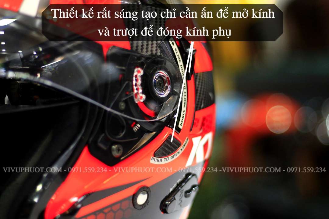 Mũ 3/4 KYT Venom Andi Gilang