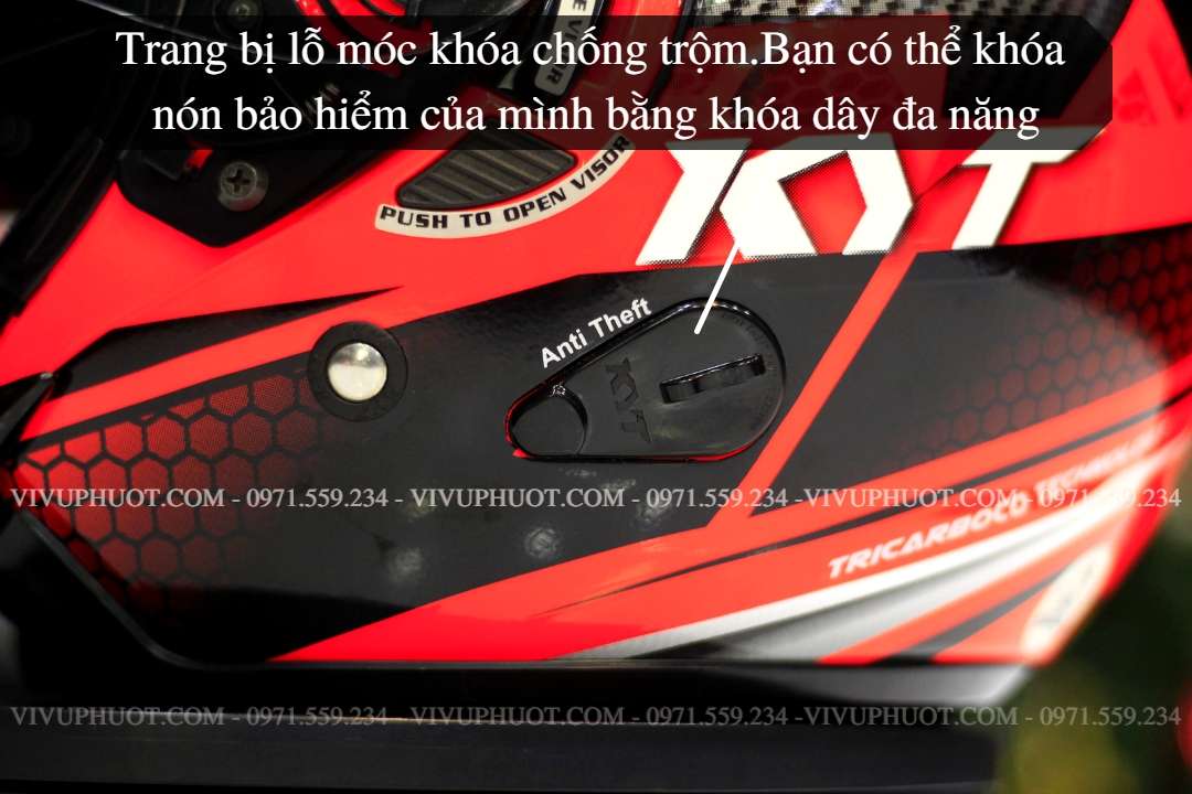 Mũ 3/4 KYT Venom Andi Gilang