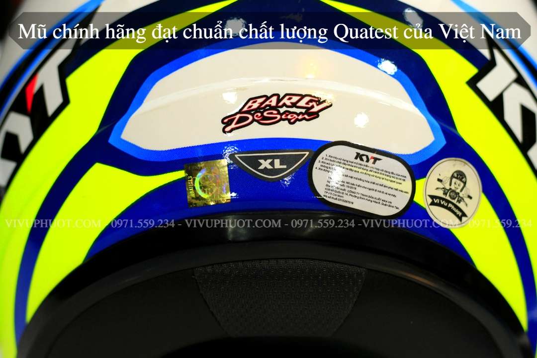 Mũ 3/4 KYT Venom Locatelli