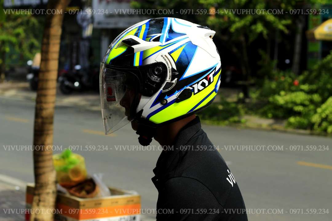 Mũ 3/4 KYT Venom Locatelli