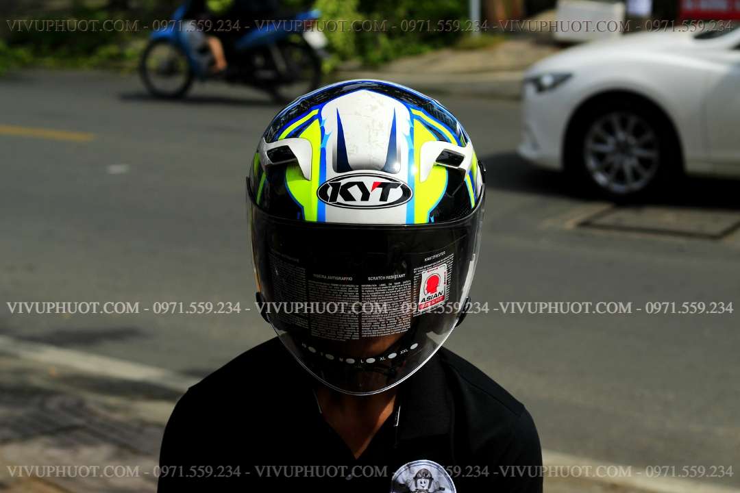 Mũ 3/4 KYT Venom Locatelli