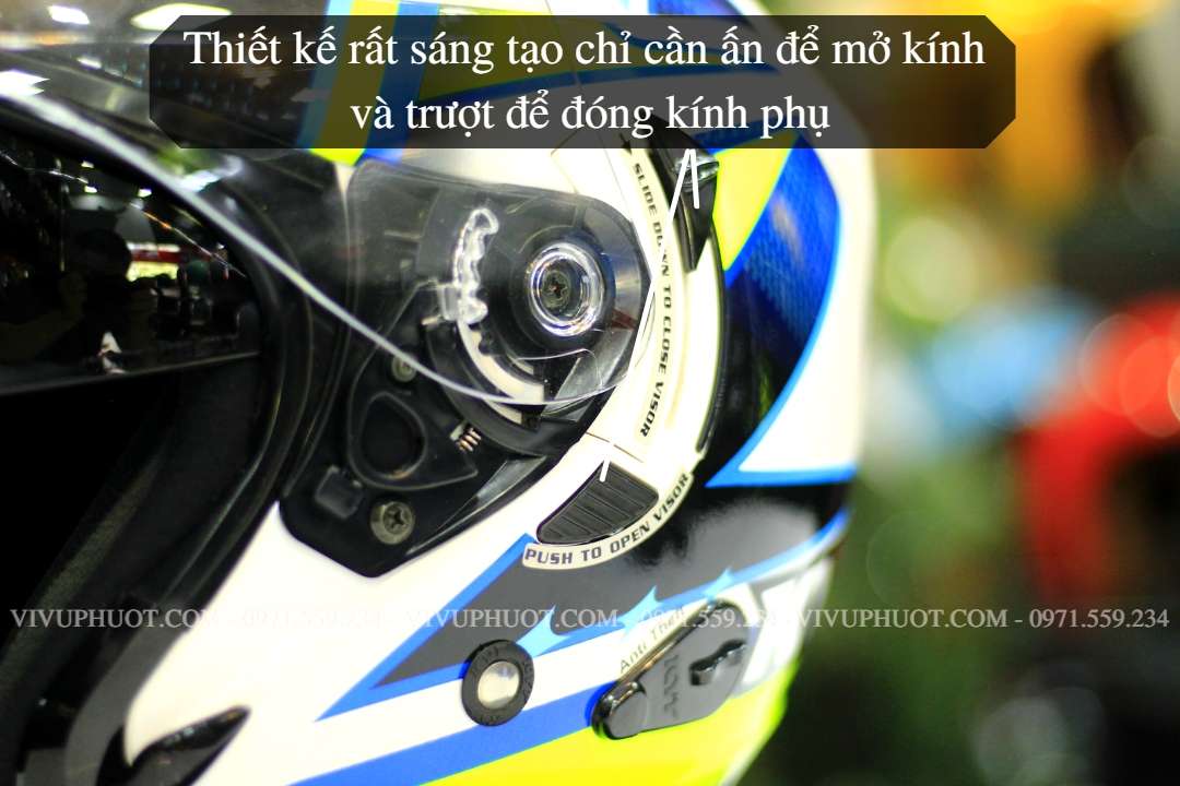 Mũ 3/4 KYT Venom Locatelli