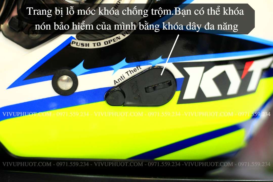 Mũ 3/4 KYT Venom Locatelli