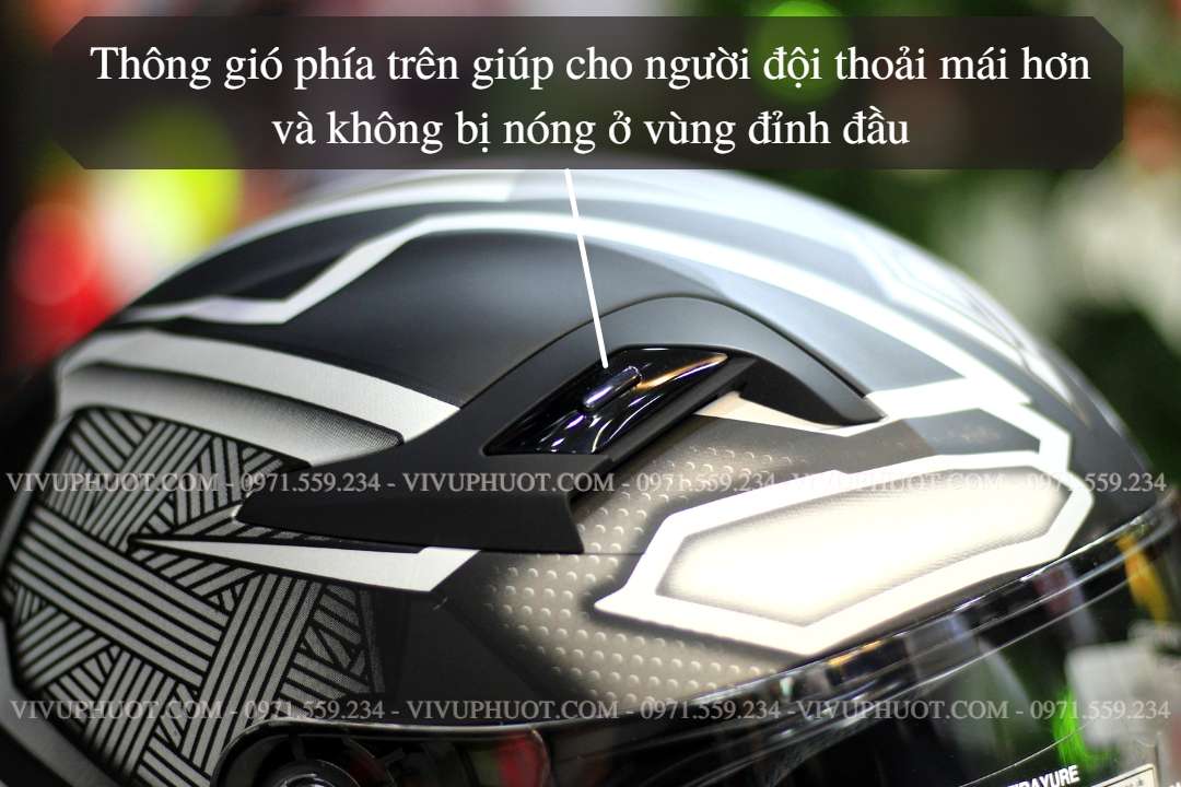 Mũ 3/4 KYT Venom Marvel Black Panther