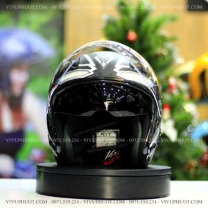 Mũ 3/4 KYT Venom Marvel Black Panther