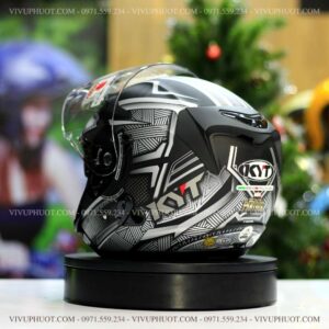 Mũ 3/4 KYT Venom Marvel Black Panther