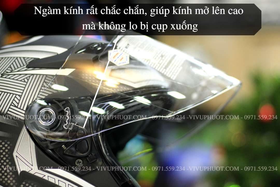 Mũ 3/4 KYT Venom Marvel Black Panther