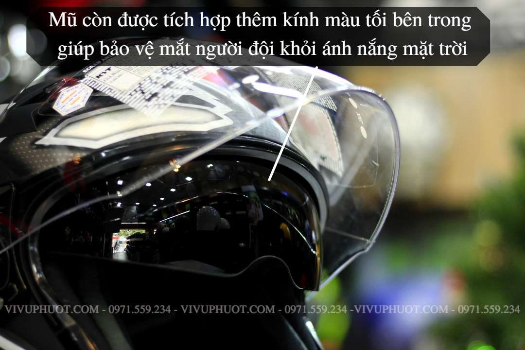 Mũ 3/4 KYT Venom Marvel Black Panther