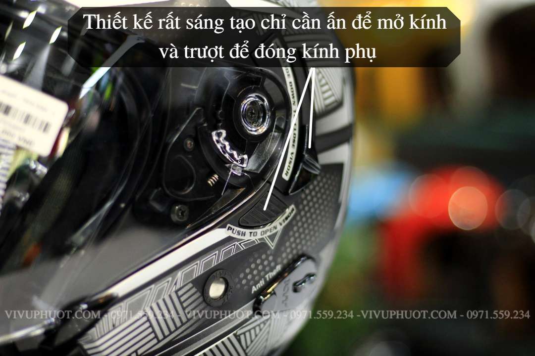 Mũ 3/4 KYT Venom Marvel Black Panther