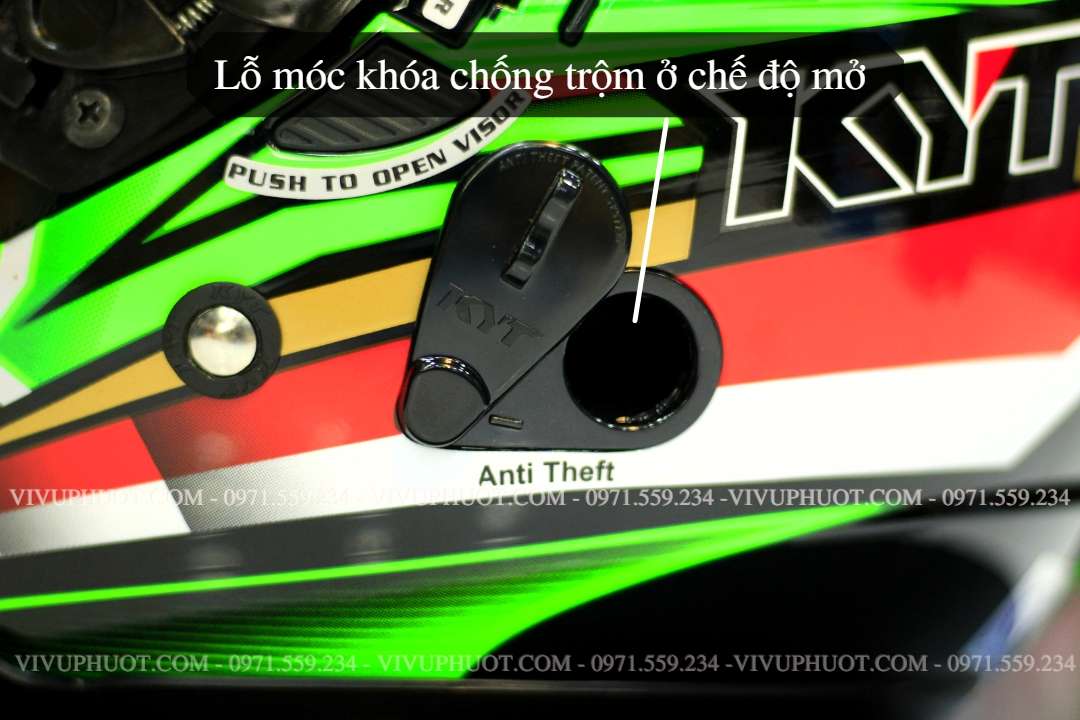 Mũ 3/4 KYT Venom Ninja Kid