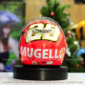 Mũ 3/4 KYT Venom Rosso Mugello