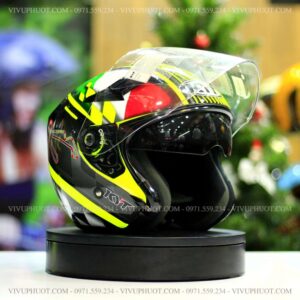 Mũ 3/4 KYT Venom San Marino