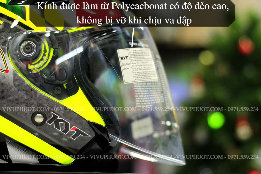 Mũ 3/4 KYT Venom San Marino