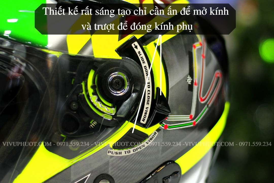 Mũ 3/4 KYT Venom San Marino