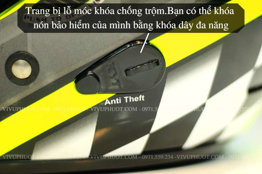 Mũ 3/4 KYT Venom San Marino