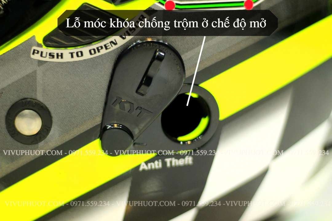 Mũ 3/4 KYT Venom San Marino