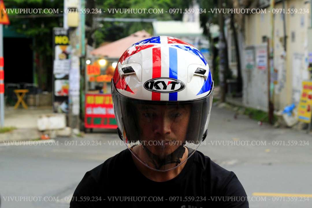 Mũ 3/4 KYT Venom Star