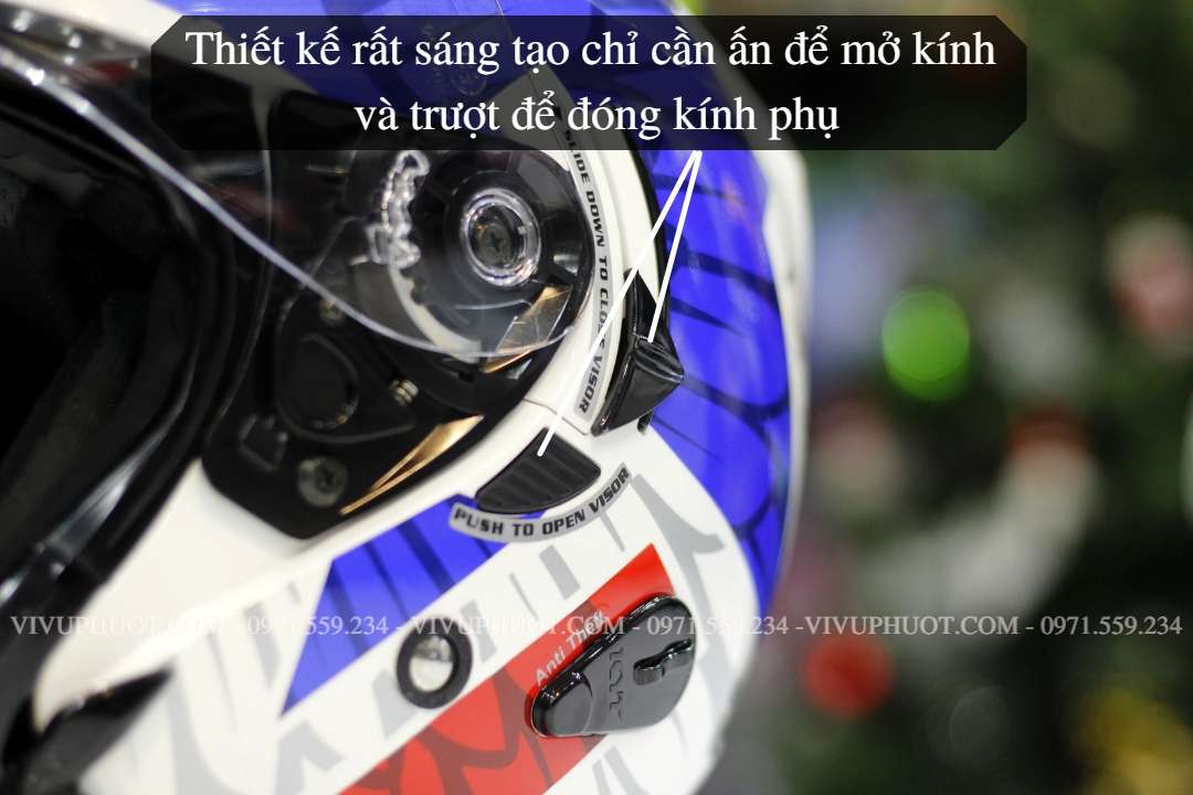 Mũ 3/4 KYT Venom Star