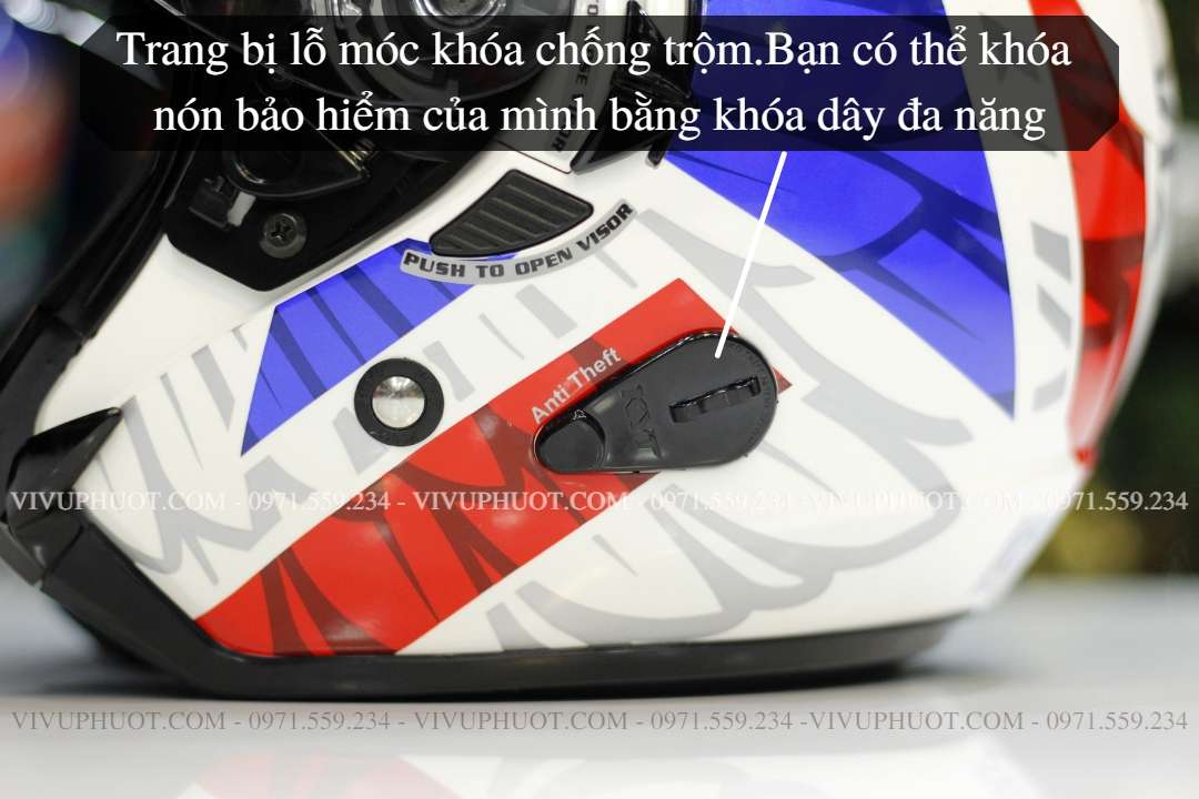 Mũ 3/4 KYT Venom Star