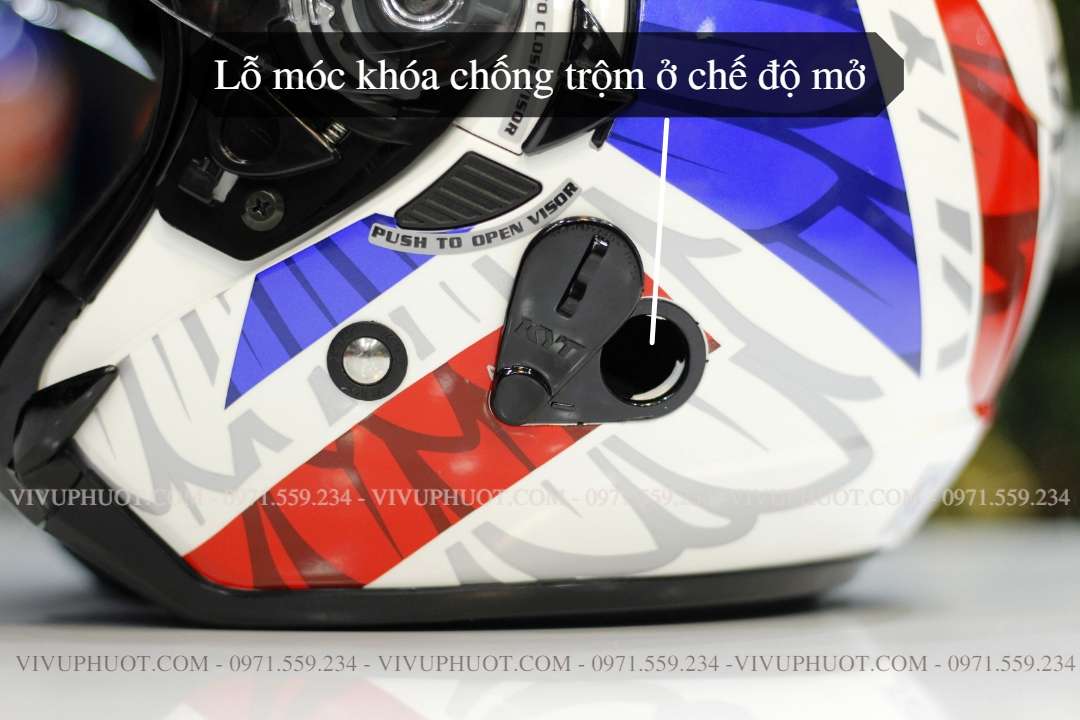 Mũ 3/4 KYT Venom Star