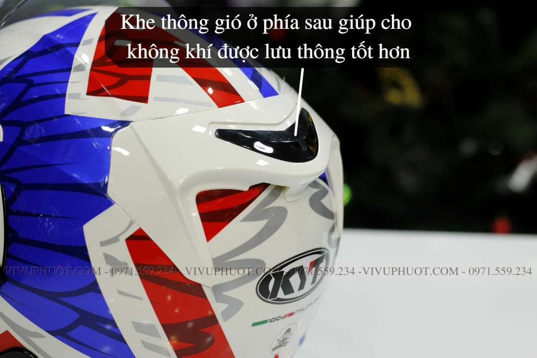 Mũ 3/4 KYT Venom Star