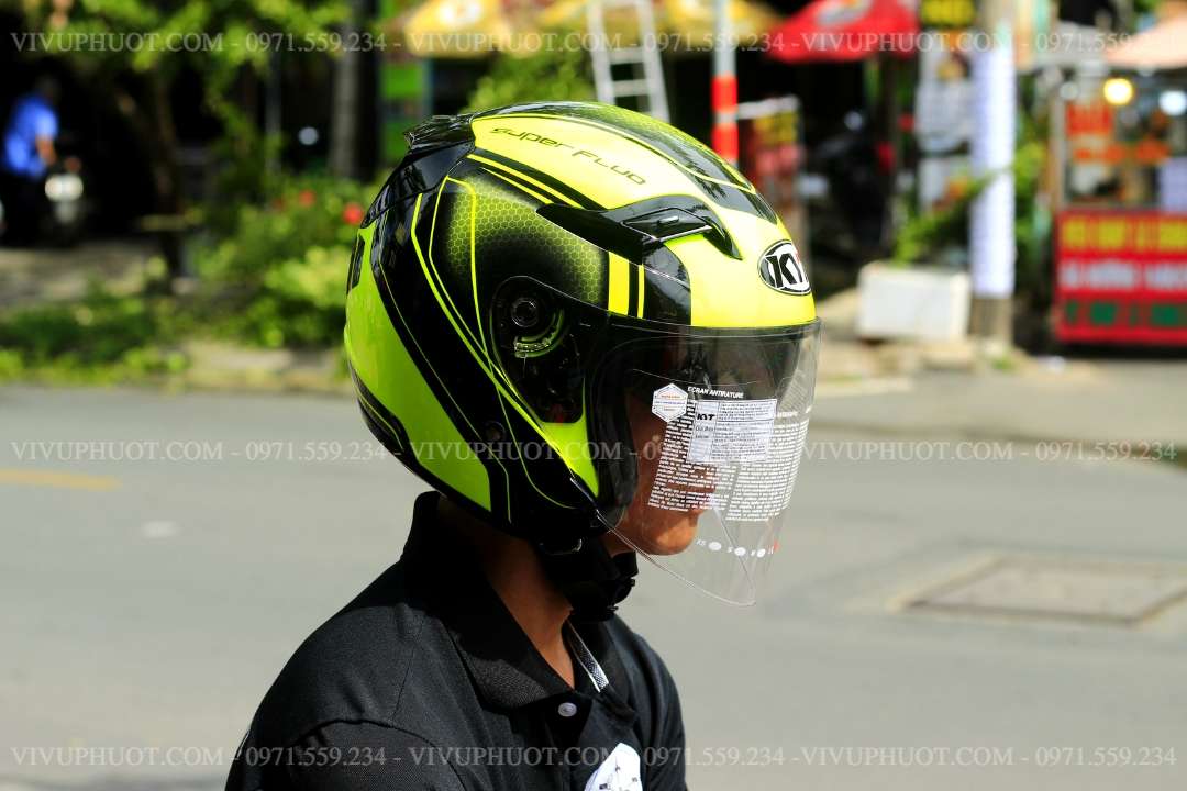 Mũ 3/4 KYT Venom Superfluo