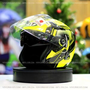 Mũ 3/4 KYT Venom Superfluo