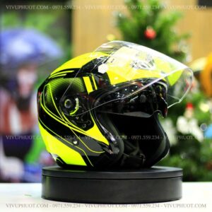 Mũ 3/4 KYT Venom Superfluo