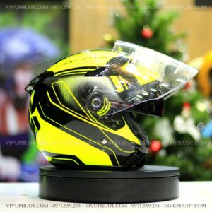 Mũ 3/4 KYT Venom Superfluo