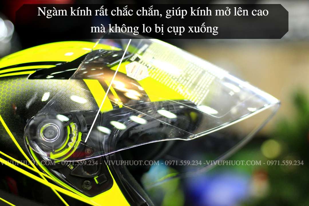 Mũ 3/4 KYT Venom Superfluo