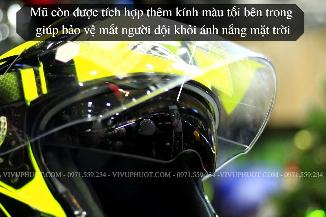 Mũ 3/4 KYT Venom Superfluo