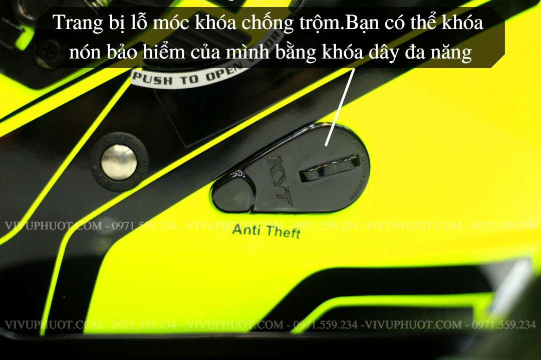 Mũ 3/4 KYT Venom Superfluo