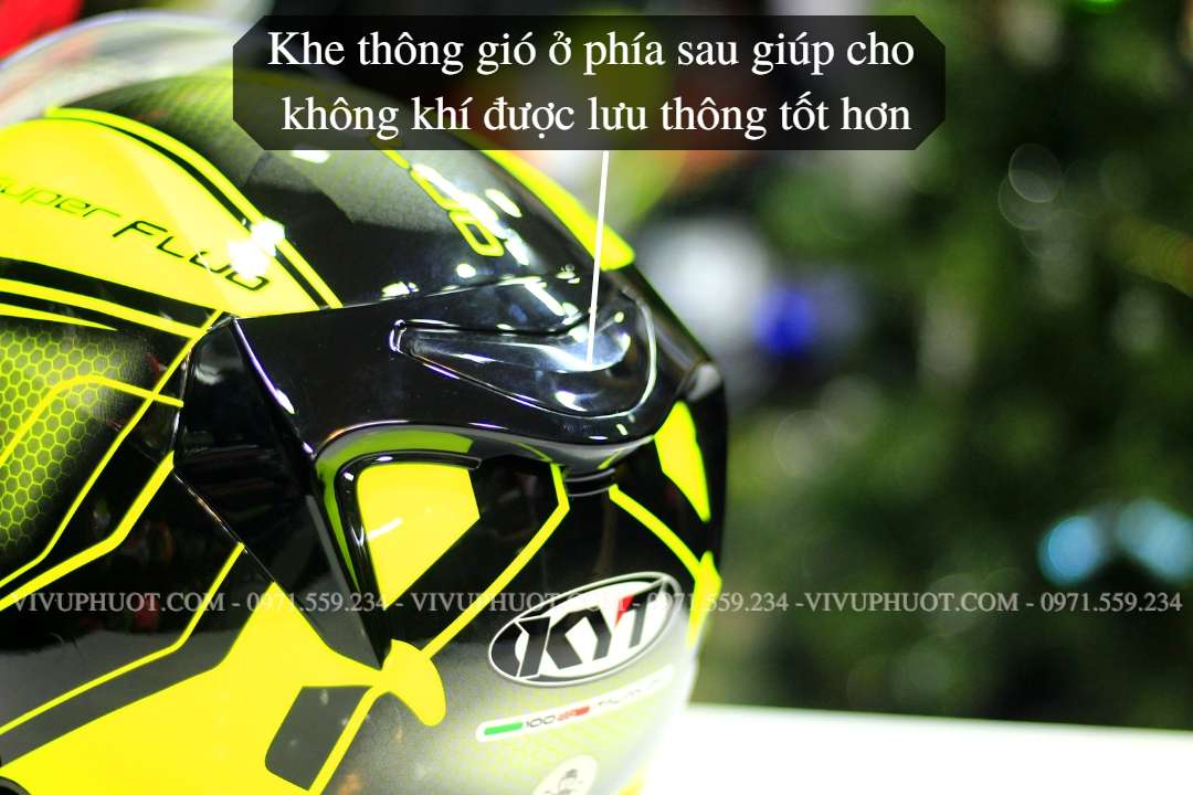 Mũ 3/4 KYT Venom Superfluo