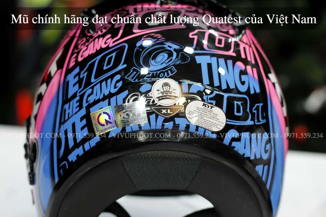 Mũ 3/4 KYT Venom Thitipong