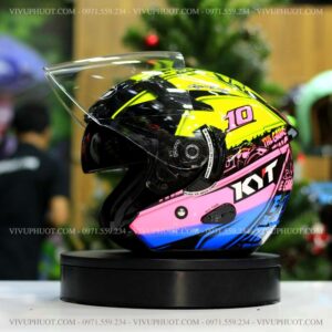 Mũ 3/4 KYT Venom Thitipong