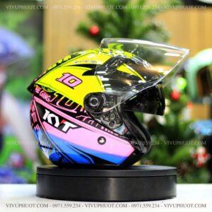 Mũ 3/4 KYT Venom Thitipong