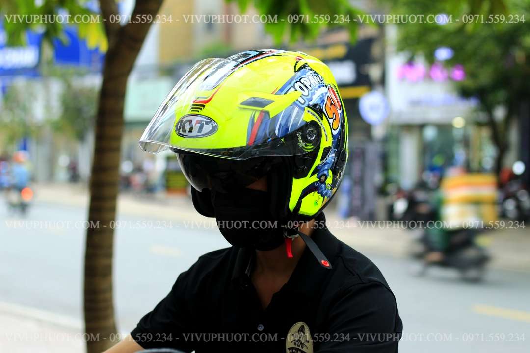 Mũ 3/4 KYT Venom Toppan