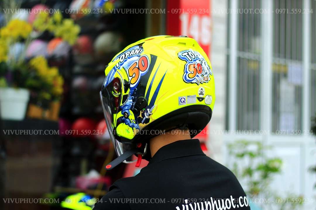 Mũ 3/4 KYT Venom Toppan