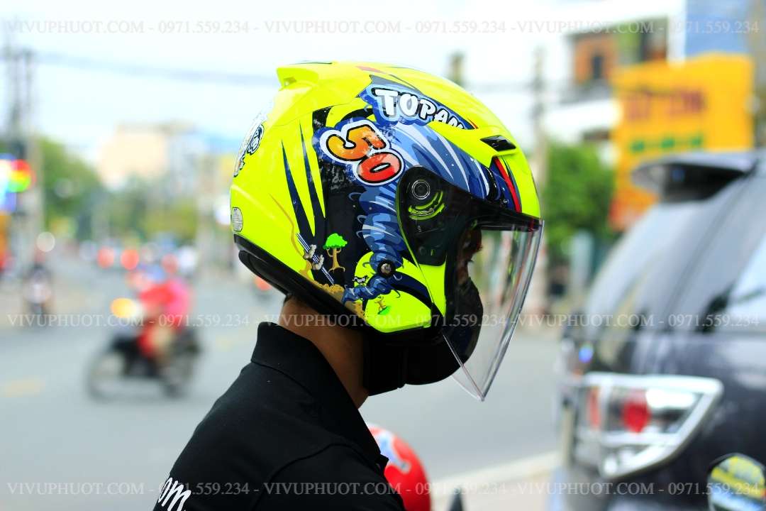 Mũ 3/4 KYT Venom Toppan