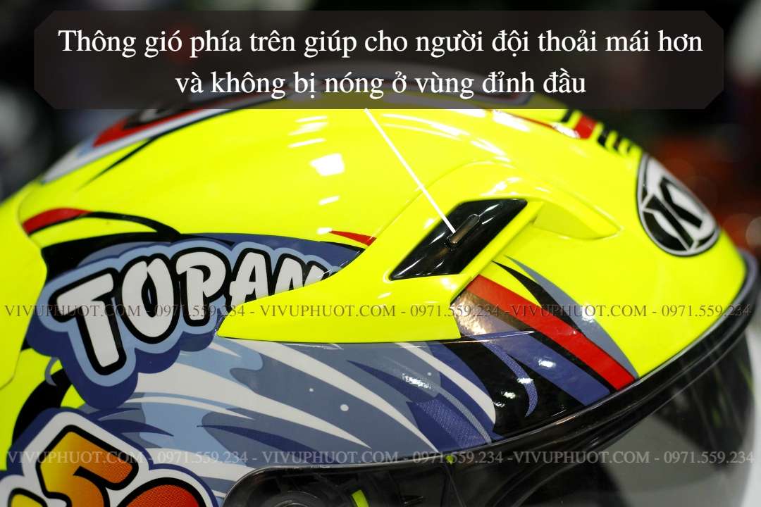 Mũ 3/4 KYT Venom Toppan