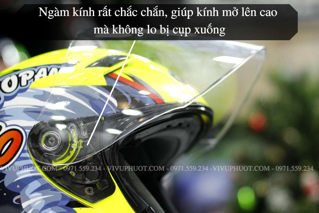 Mũ 3/4 KYT Venom Toppan